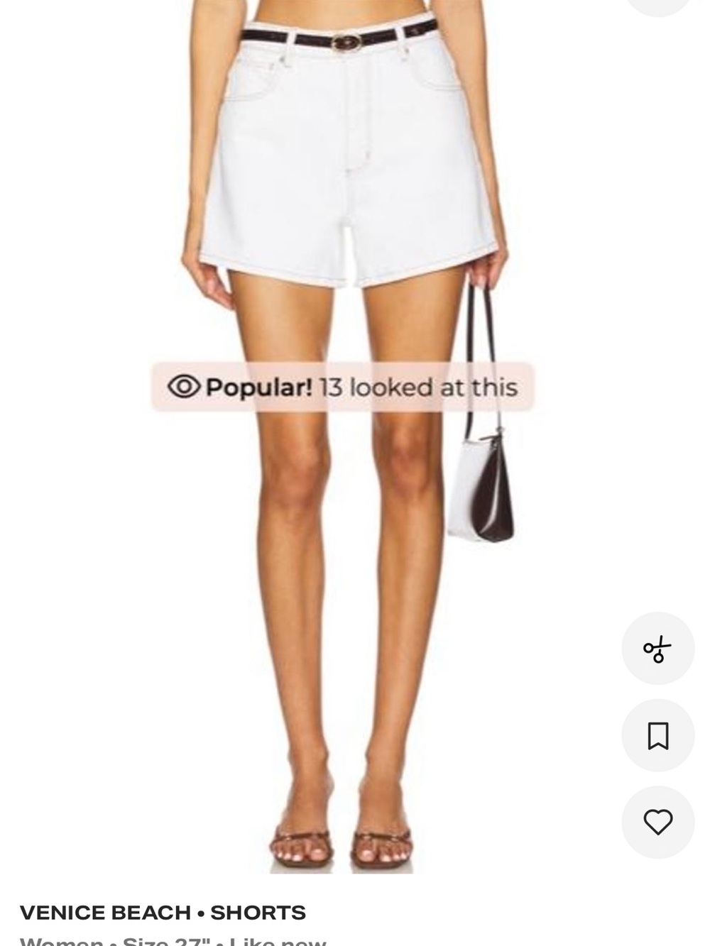 Women’s White High-Waist Abrand
